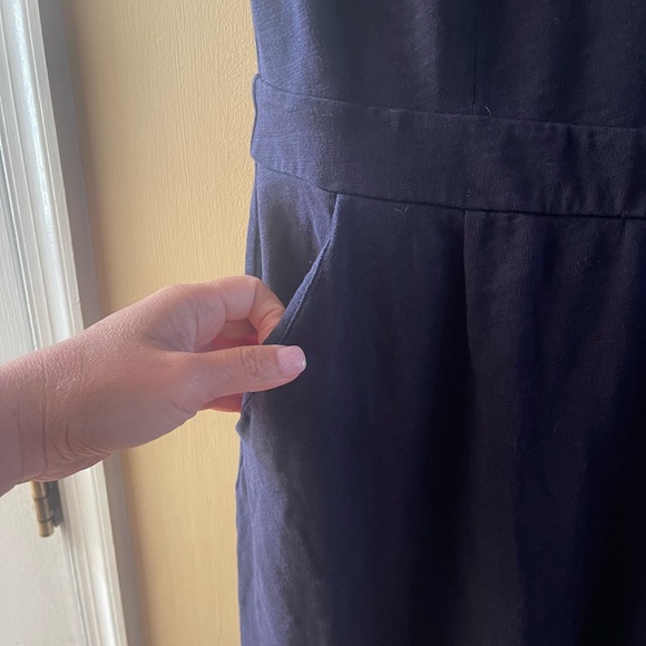 Boden navy cotton dress, US women’s 6 - Picture 4 of 8